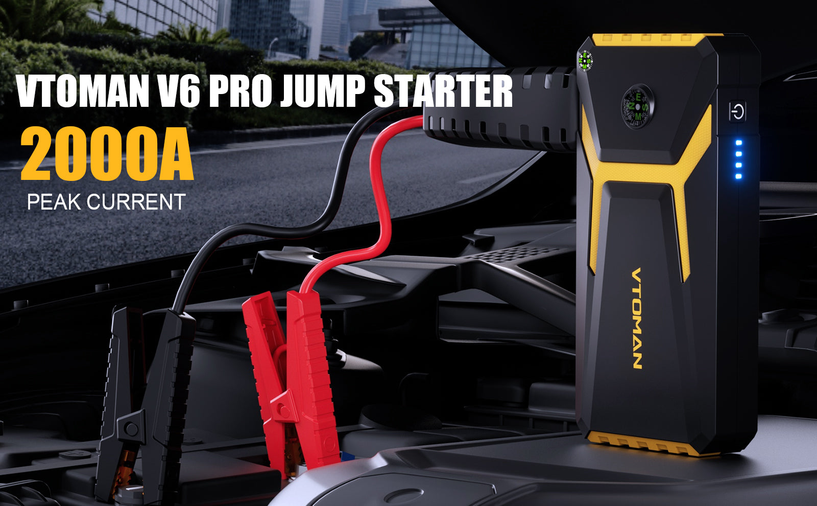 VTOMAN powerbanka na štartovanie auta V6 PRO 4